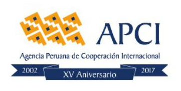 Logo de APCI Agencia Peruana de Cooperacion Internacional